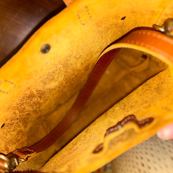 Portland Leather Goods mini crossbody tote - Honey - Picture 8 of 8